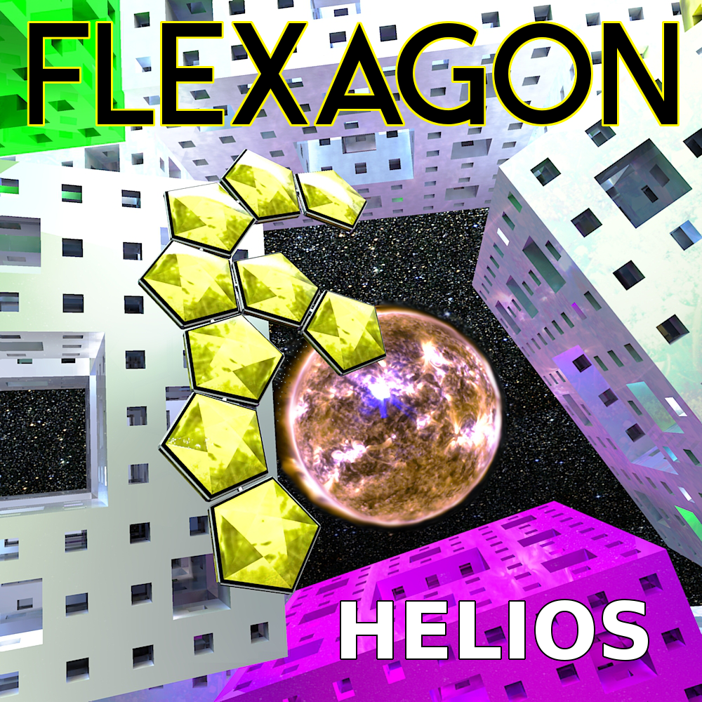 Flexagon discography. Helios album cover.