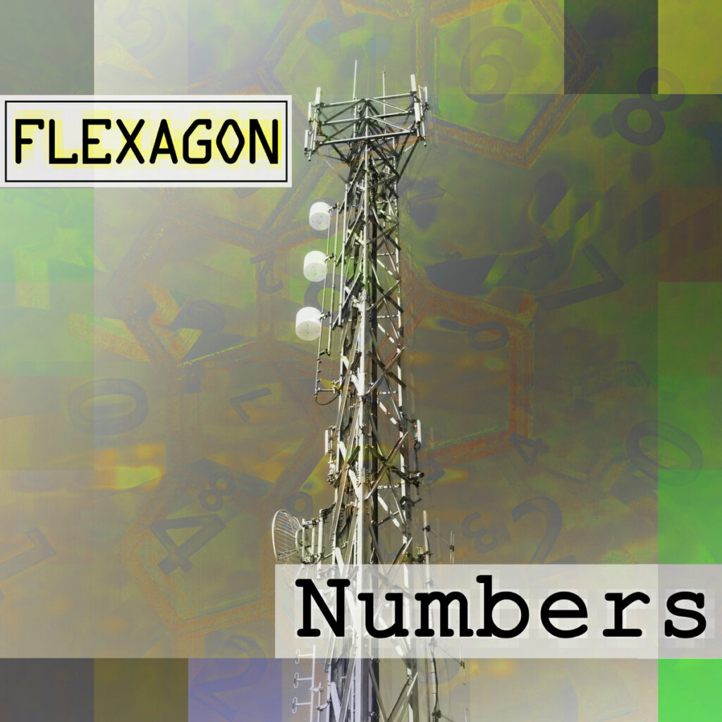 Flexagon. Numbers single artwork.