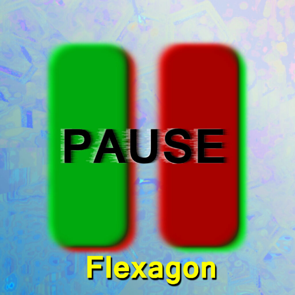 Flexagon. Pause single artwork.